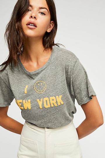 Smiley New York Tee By Daydreamer At Free People
